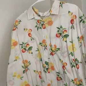 Sleeveless Button Down Top